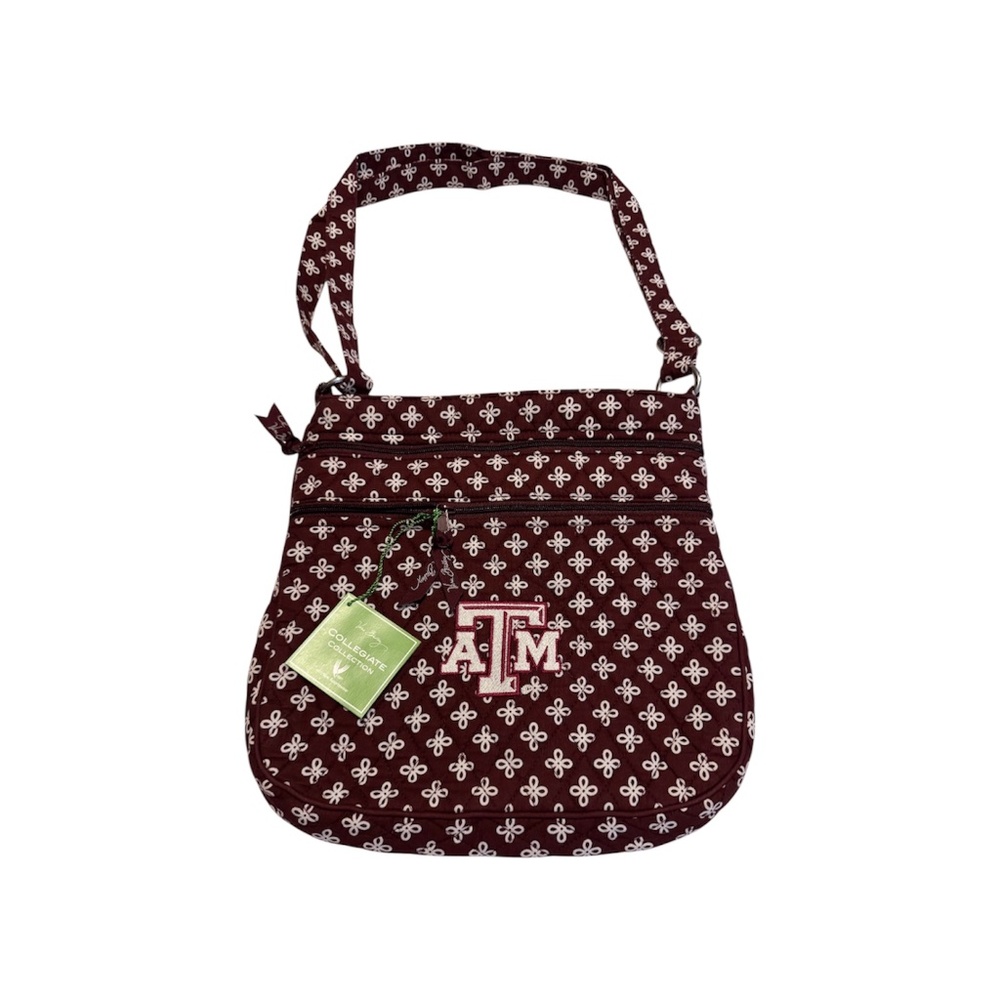 NWT Vera Bradley Triple Zip Hipster Texas A&M